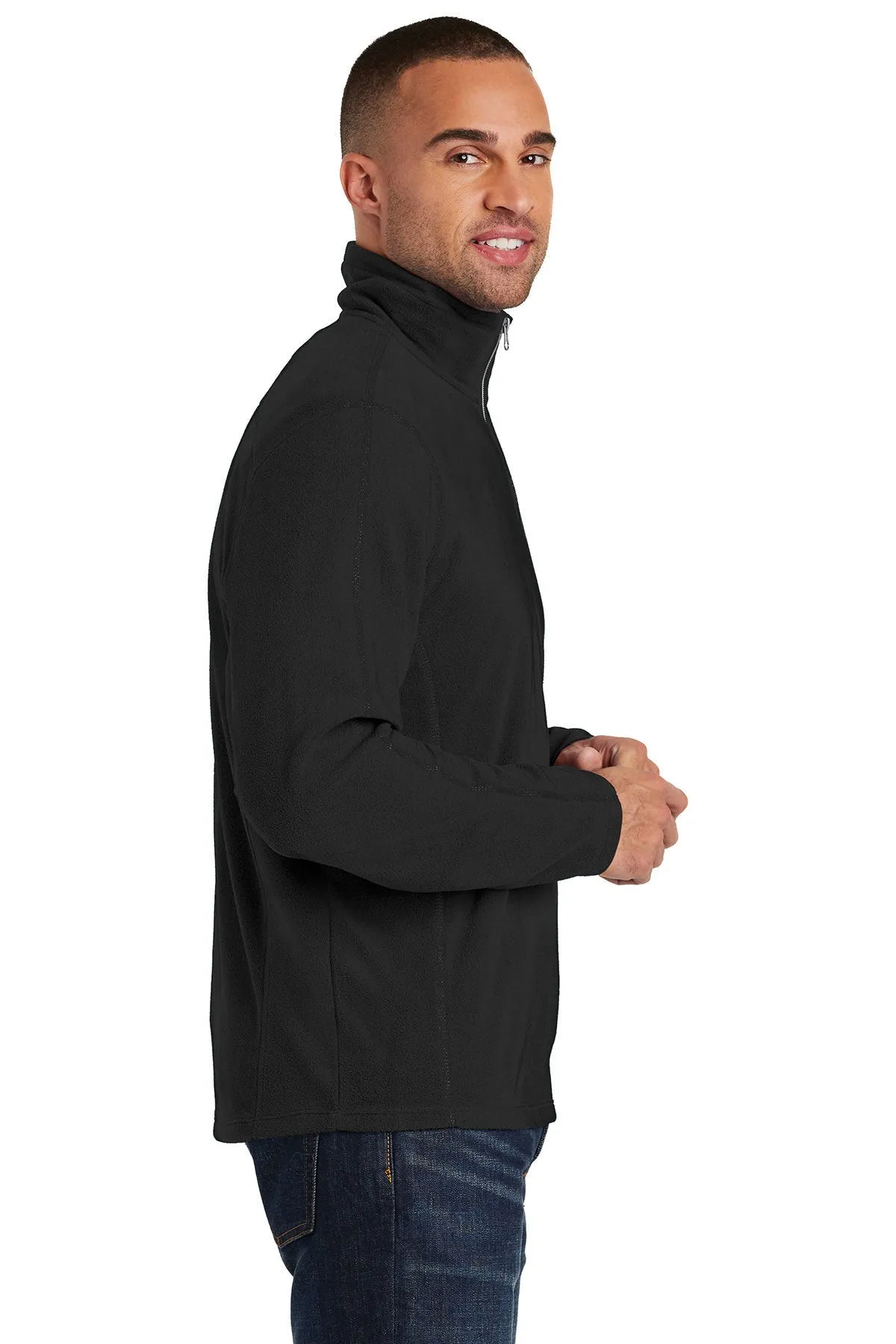 Port Authority Microfleece 1/2-Zip Customized Pullovers, Black