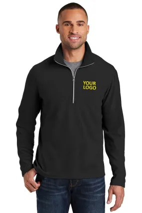 Port Authority Microfleece 1/2-Zip Customized Pullovers, Black