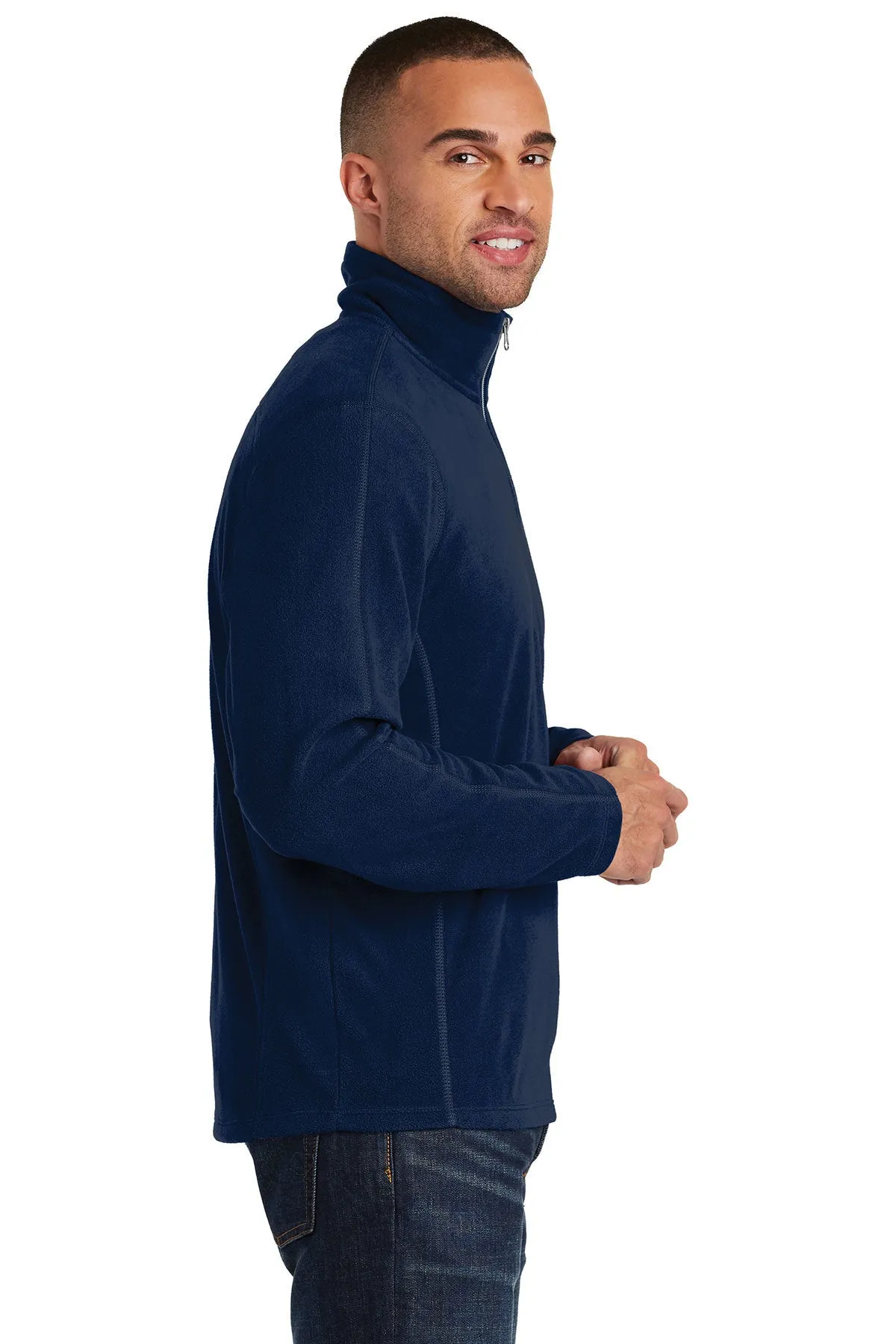 Port Authority Microfleece 1/2-Zip Customized Pullovers, True Navy