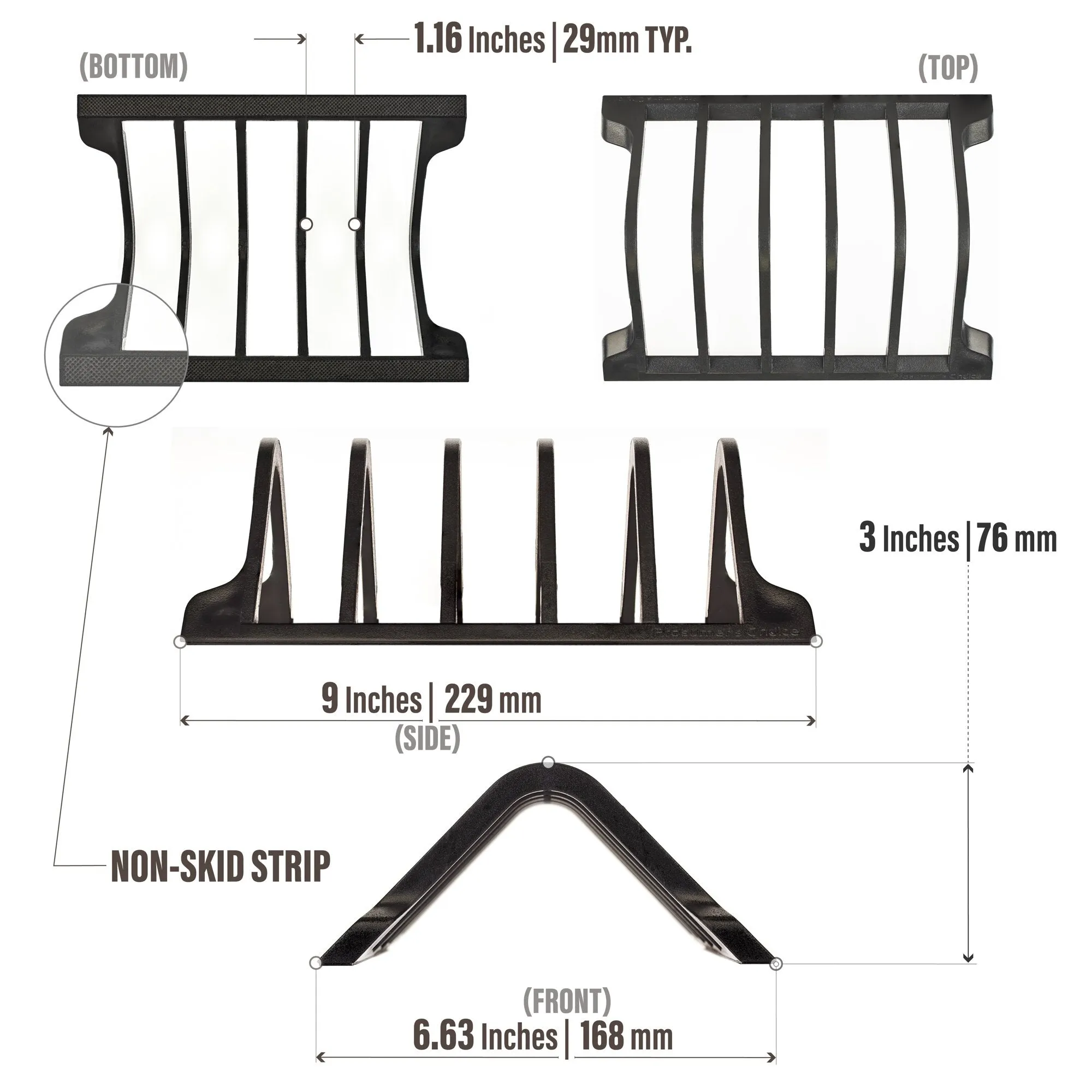 Prosumer'S Choice Universal 5 Tablet And Smartphone Charging Organizer Rack/Desktop Stand