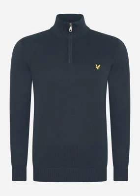 Quarter zip jumper - dark navy