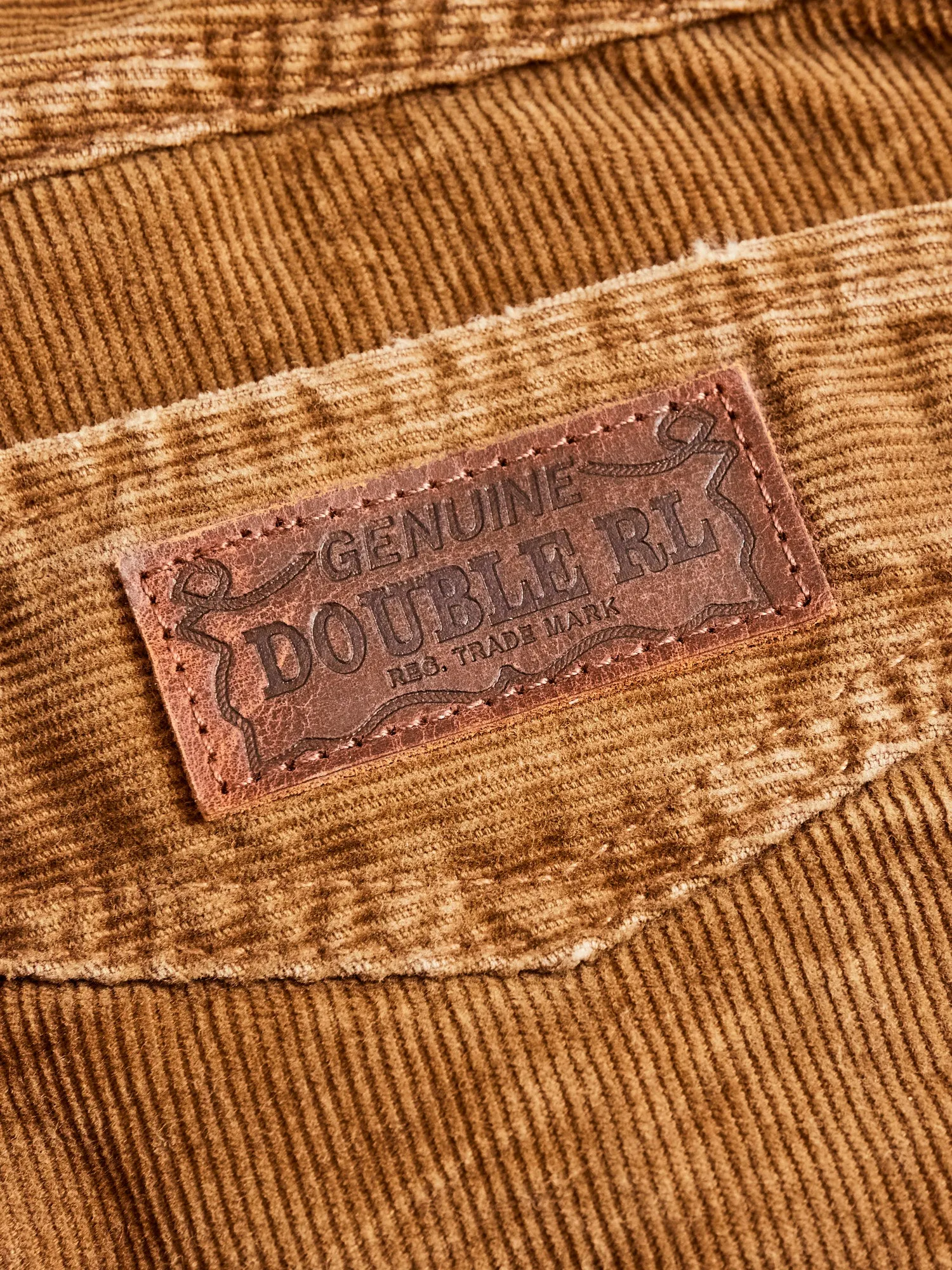 "Ro-Buck" Straight Fit Corduroy Pants in Tan