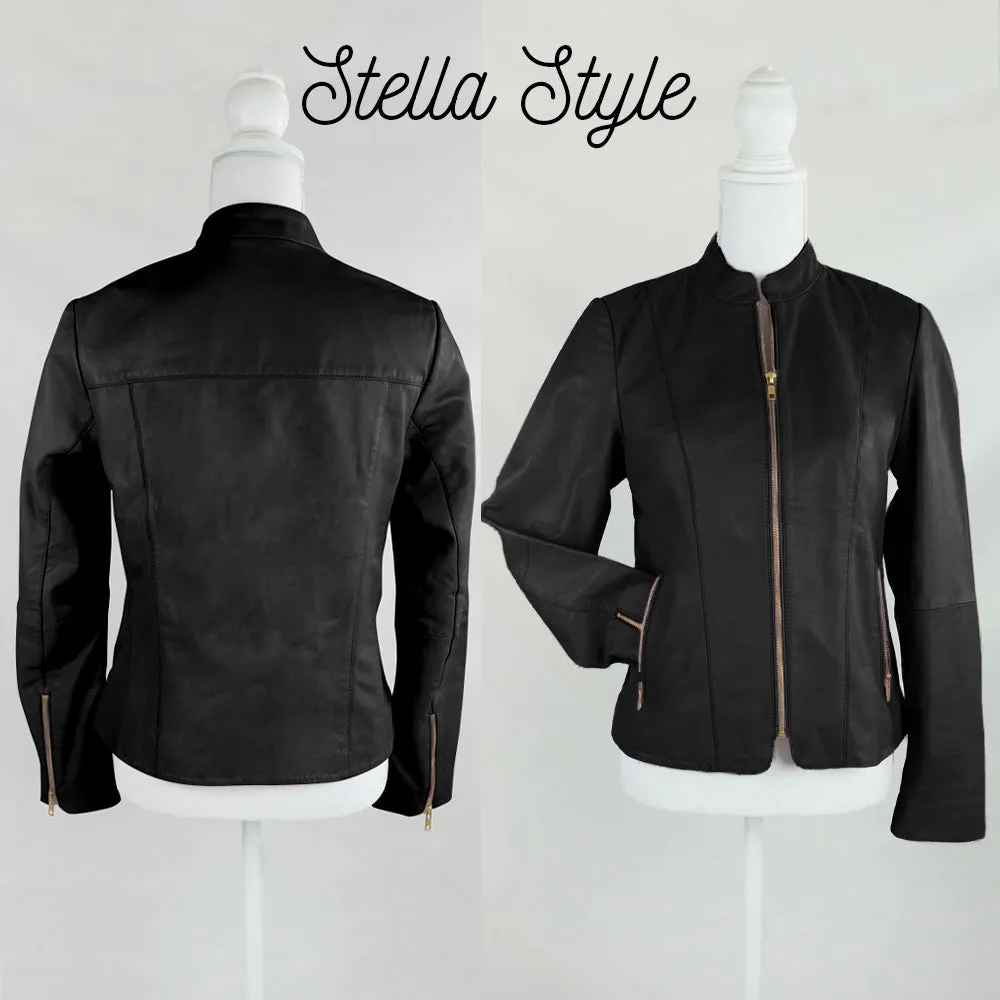 (Real Leather) Until The Stars Fall Leather Jacket