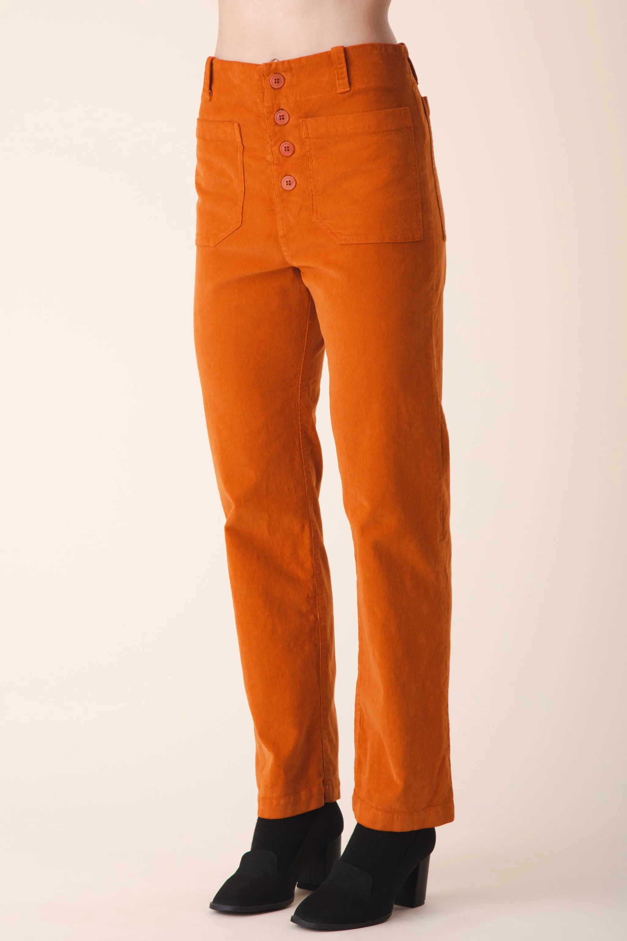 Rikki Pant Corduroy in Yam