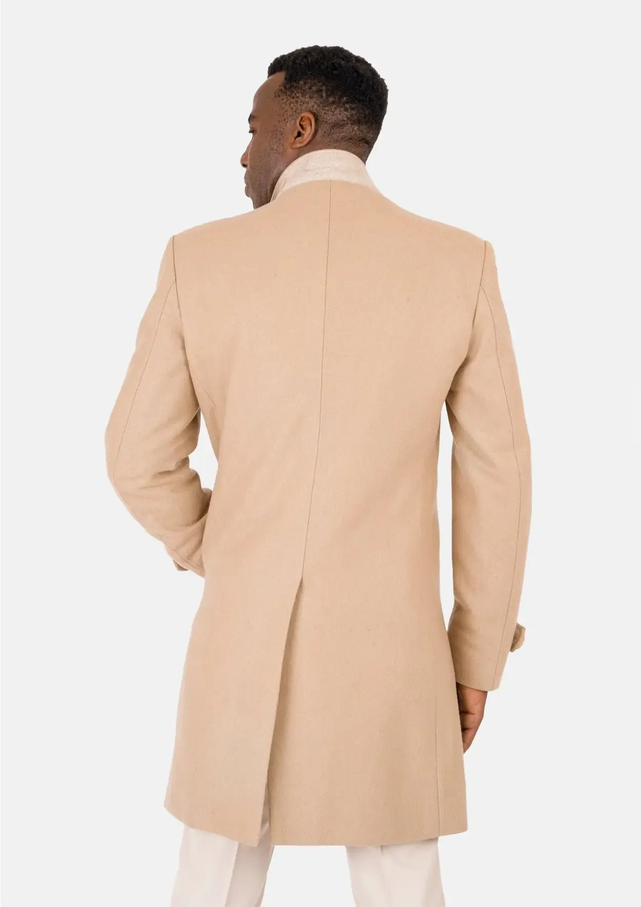 Sand Wool Classic Overcoat