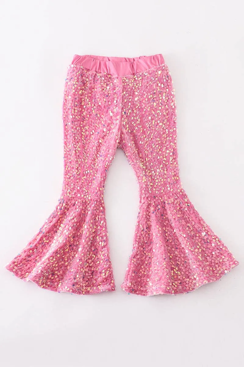 Sequin Bell Pants