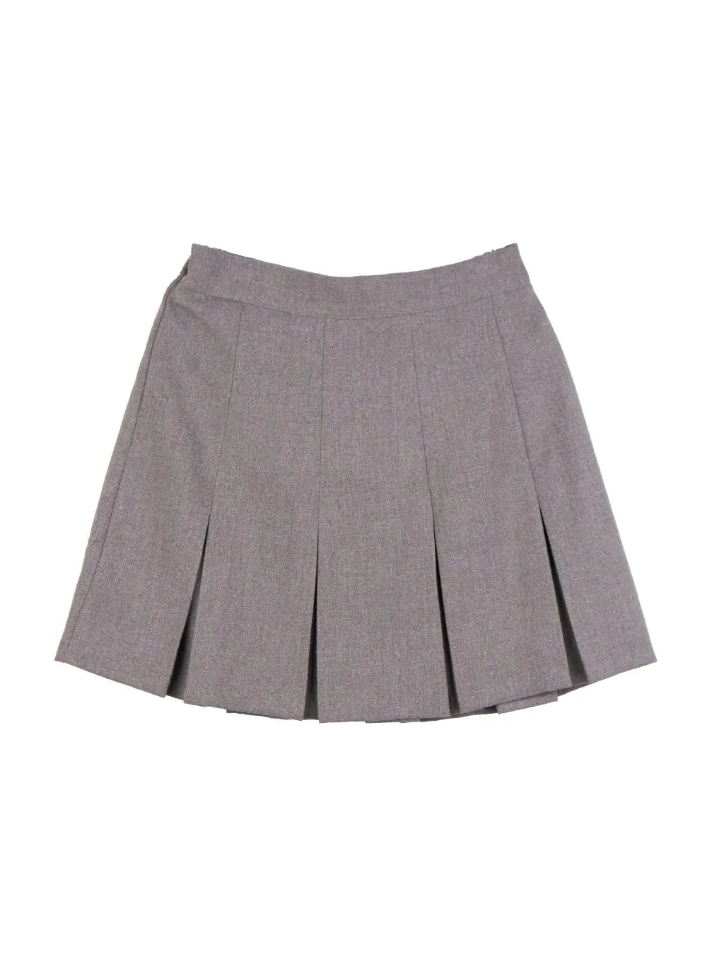 Spandex Pleated Mini Skirt OD403