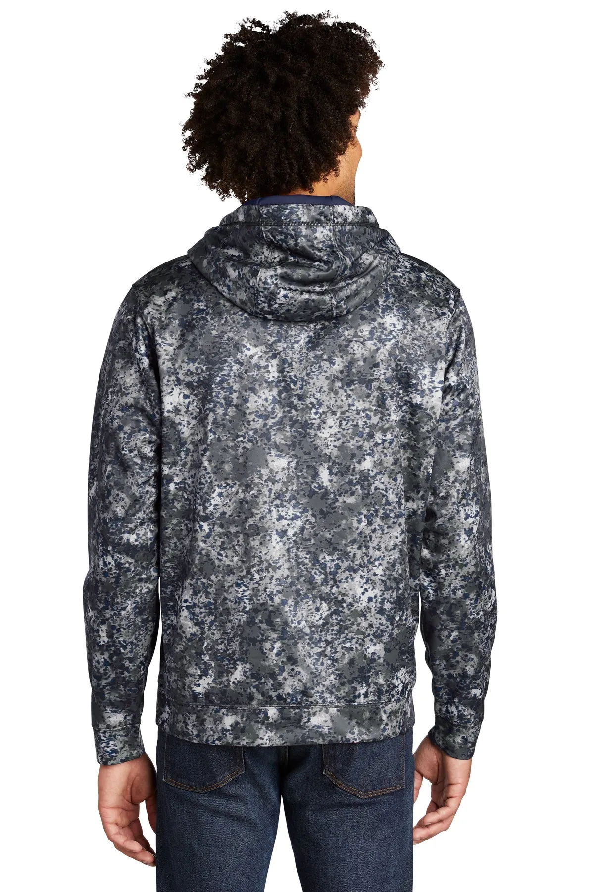 Sport-Tek Sport-Wick Mineral Freeze Fleece Customized Hooded Pullovers, True Navy