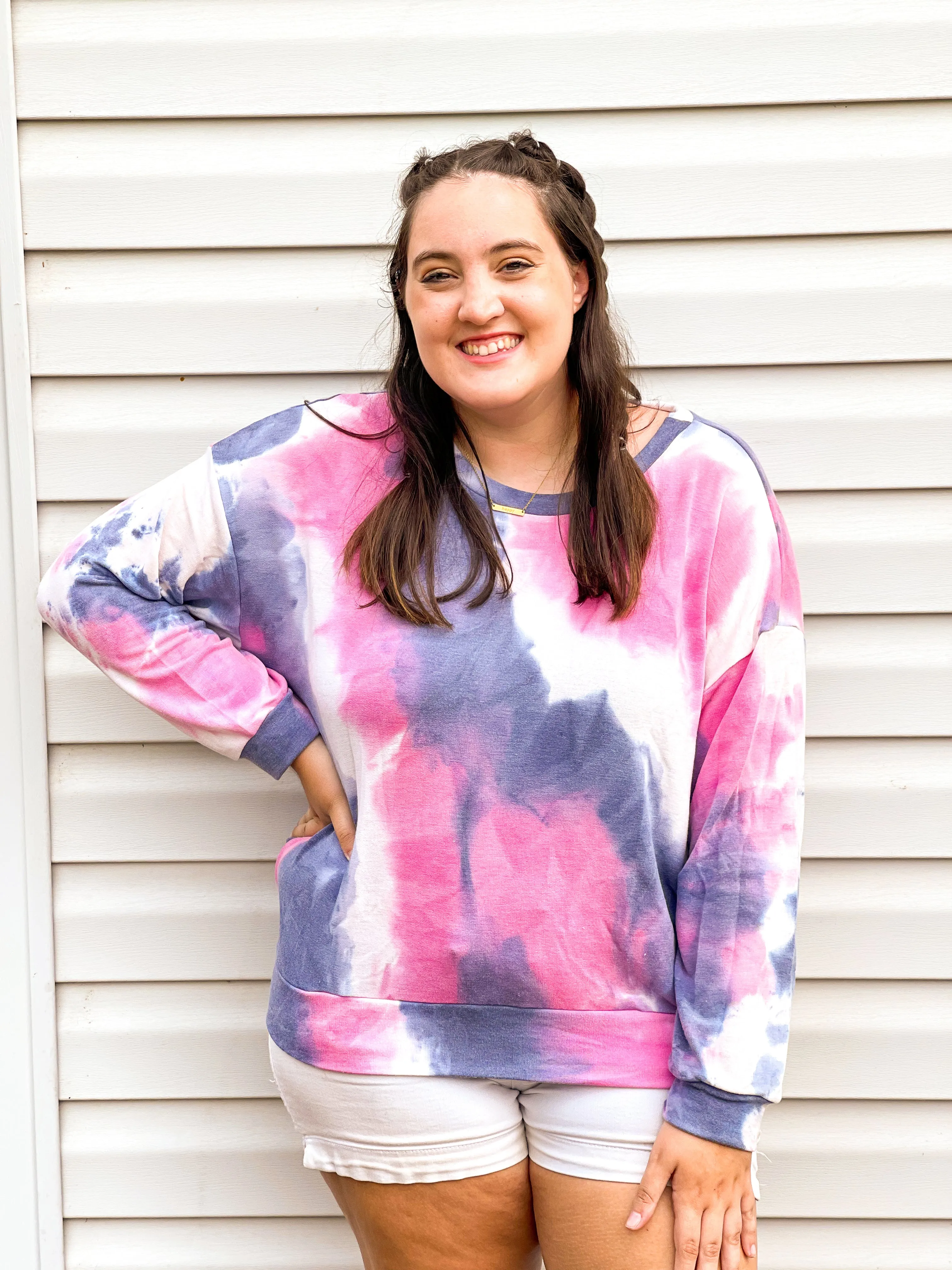 Take It Easy Mellow Tie Dye Pullover