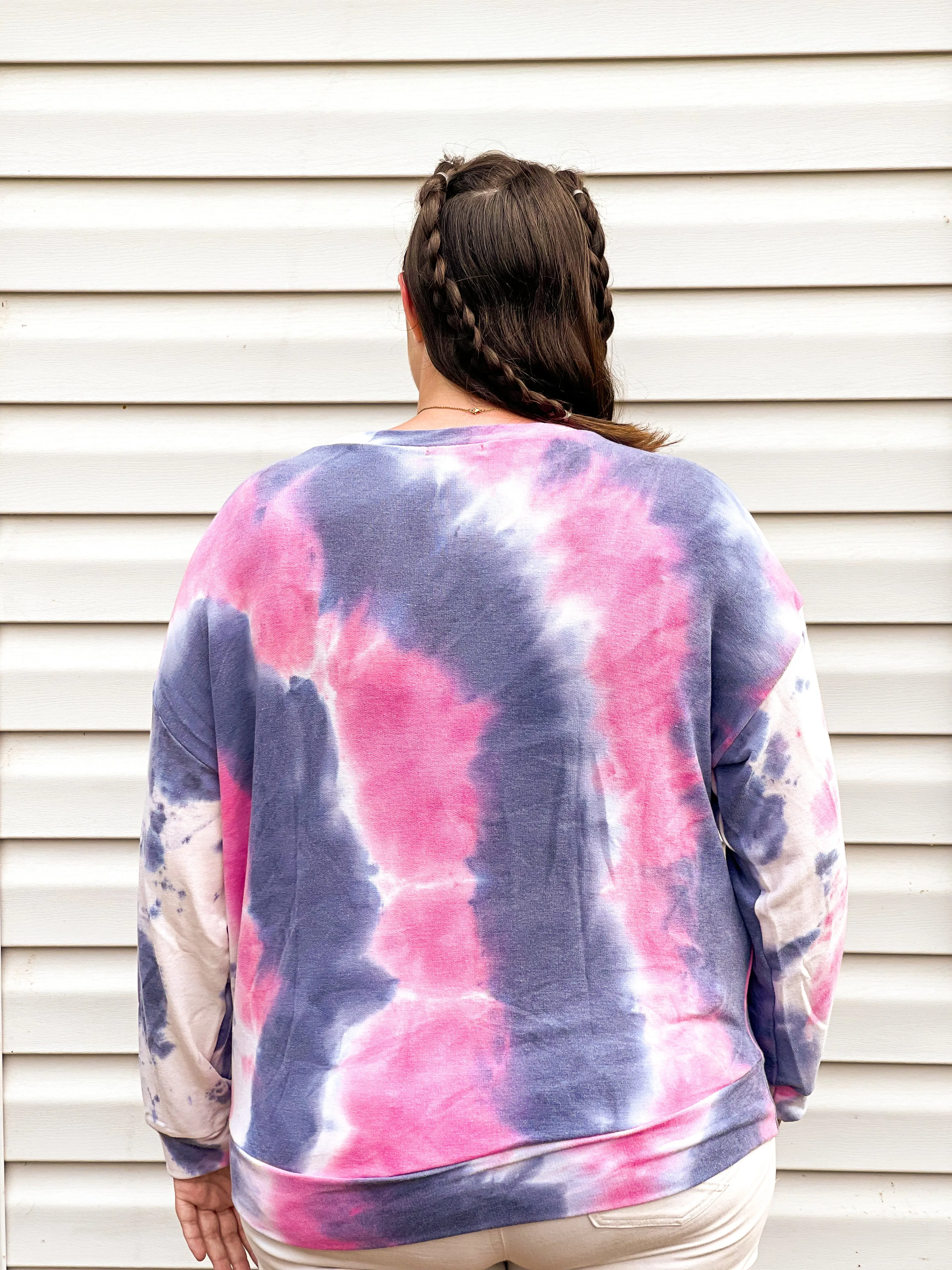 Take It Easy Mellow Tie Dye Pullover