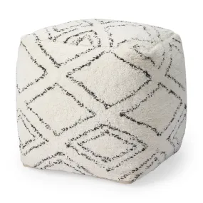 Tapir Pouf Beige Cotton