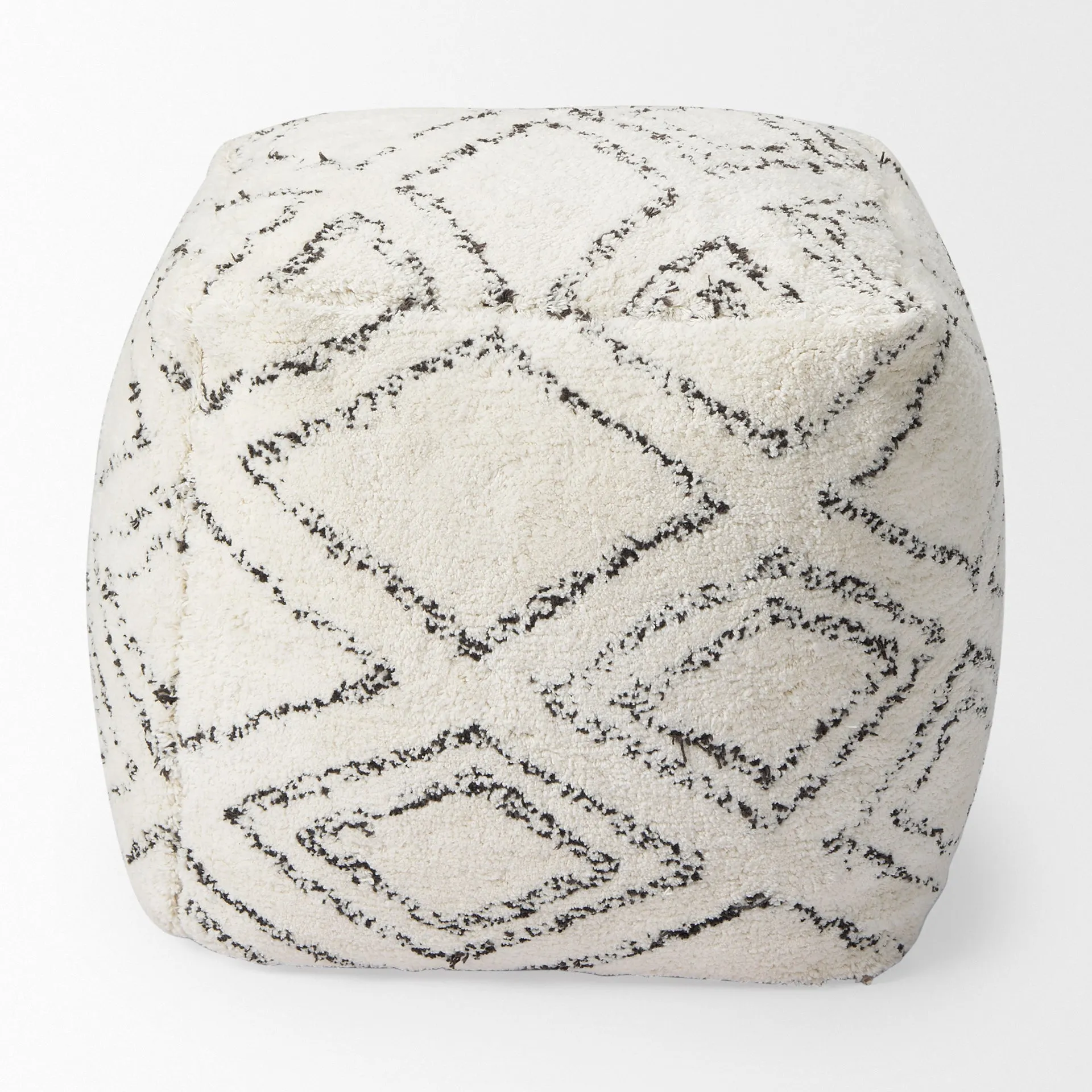 Tapir Pouf Beige Cotton