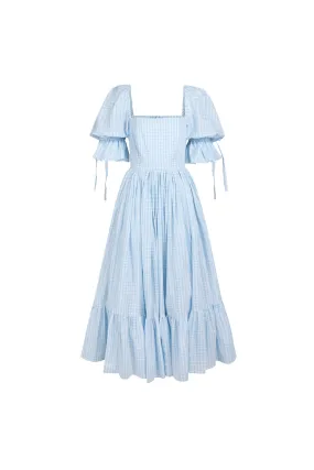 The Blue Gingham Market Dress