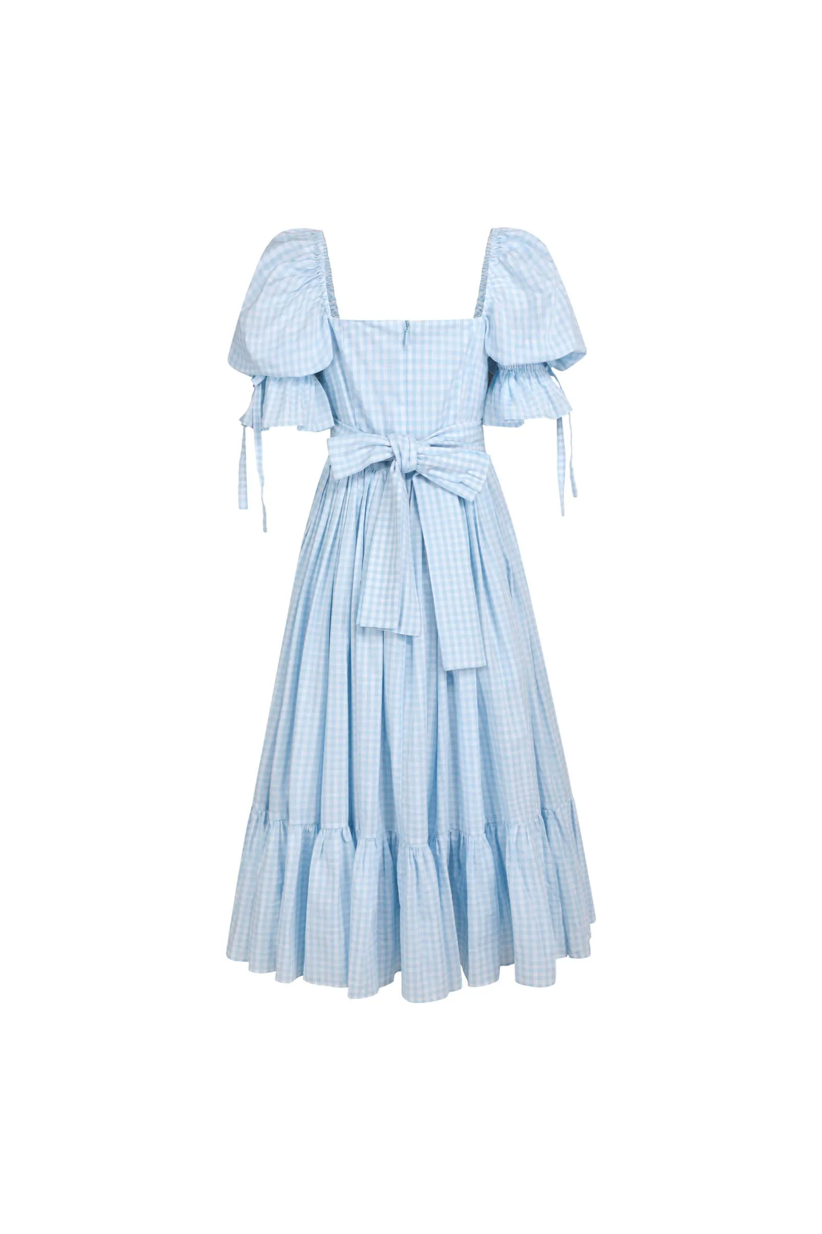 The Blue Gingham Market Dress