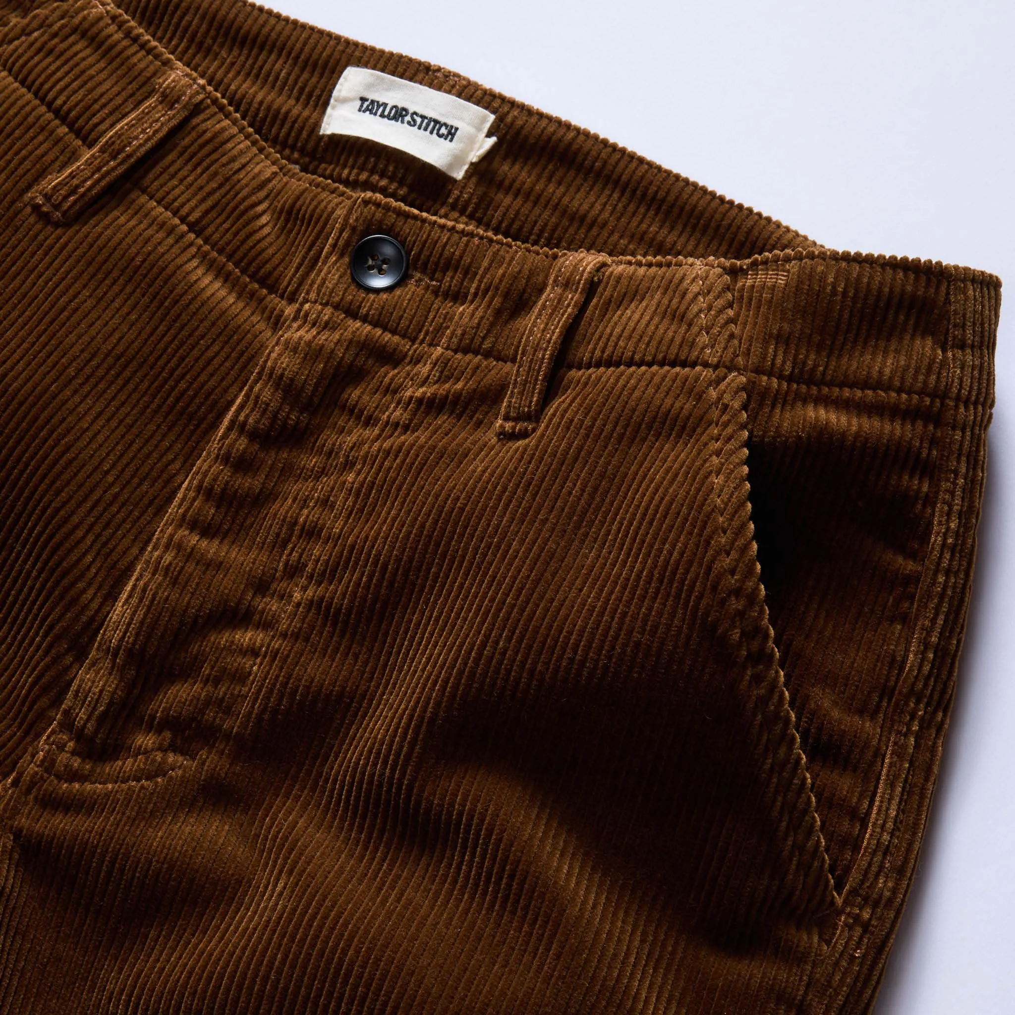 The Carnegie Pant in Bourbon Corduroy