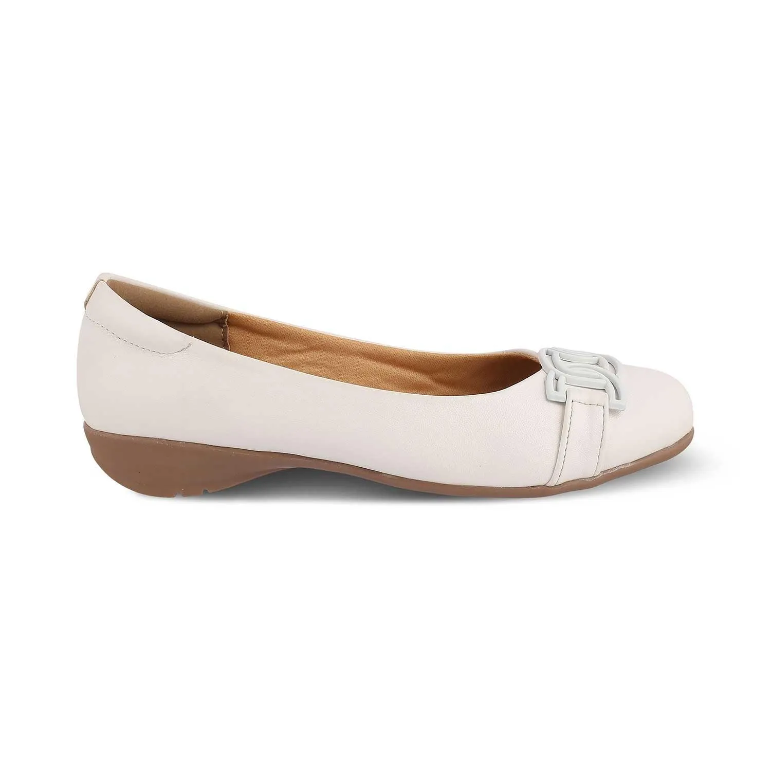 The Geom White Women's Dress Ballerinas Tresmode