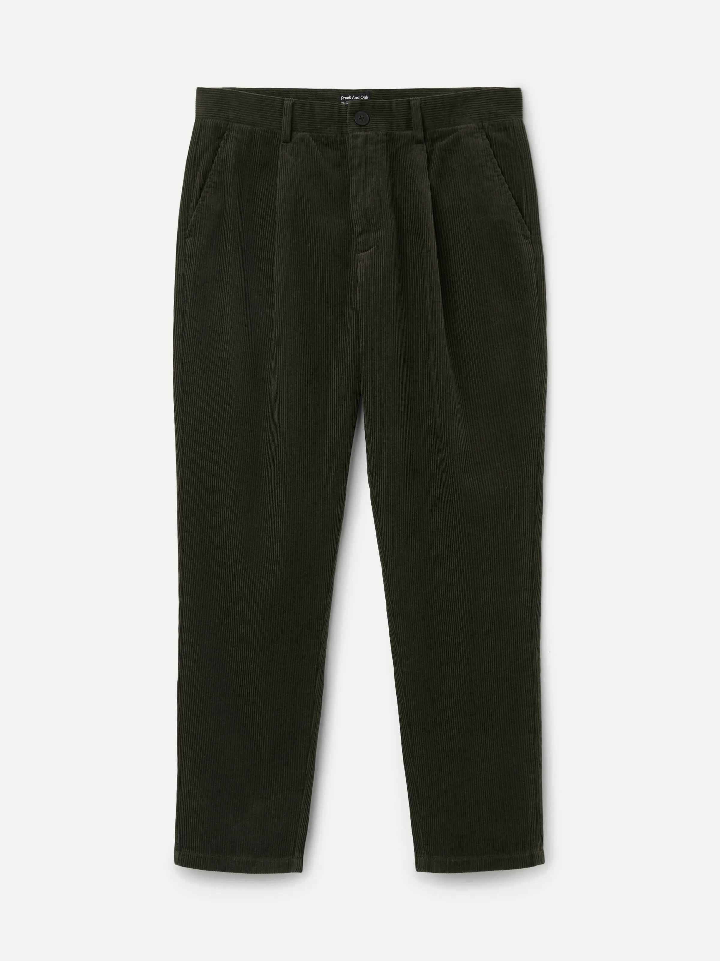 The Jamie Tapered Corduroy Pant in Dark Taupe