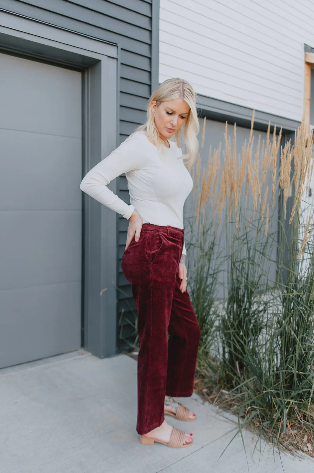 The Misha Pant by Part Two - Port - PLUS