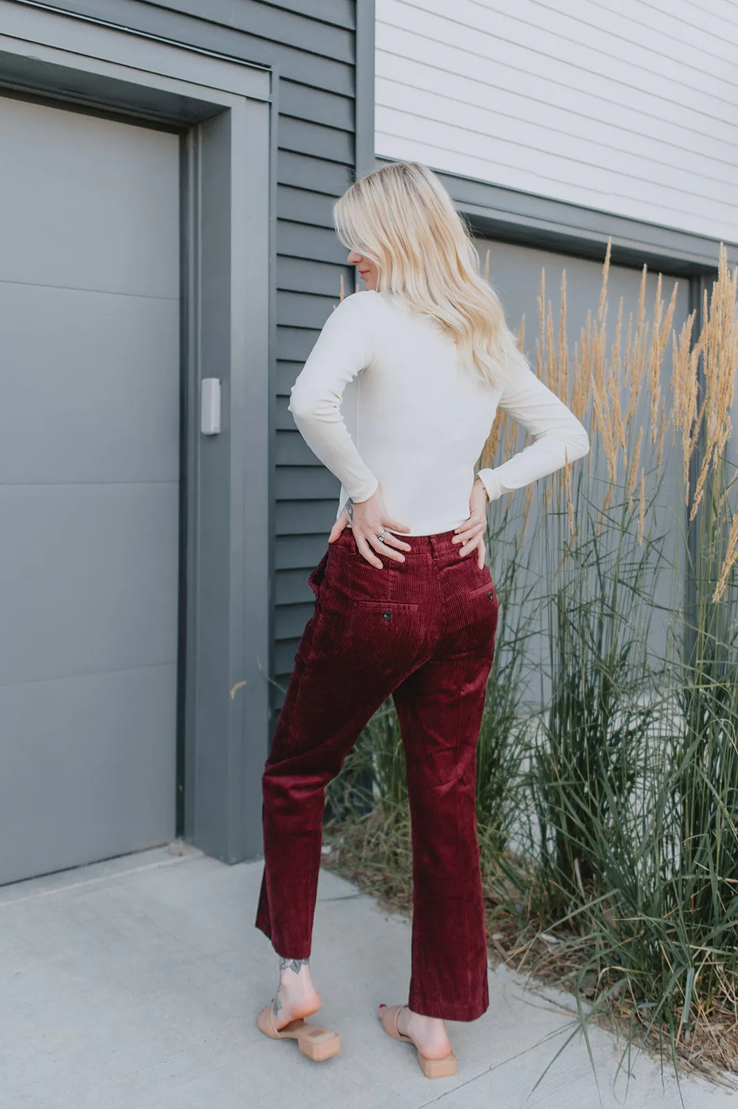 The Misha Pant by Part Two - Port - PLUS