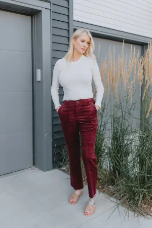 The Misha Pant by Part Two - Port - PLUS