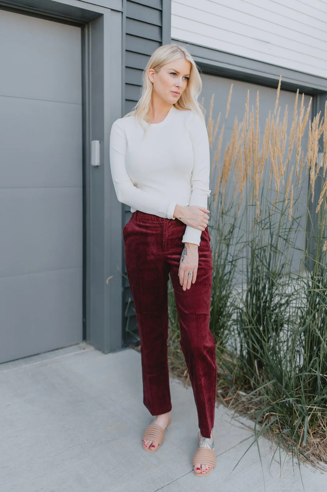 The Misha Pant by Part Two - Port - PLUS