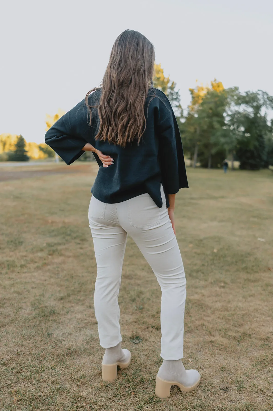 The Rana Corded Trouser by Part Two - Pale - PLUS