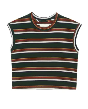 The Square Tee. -- Boardwalk Stripe