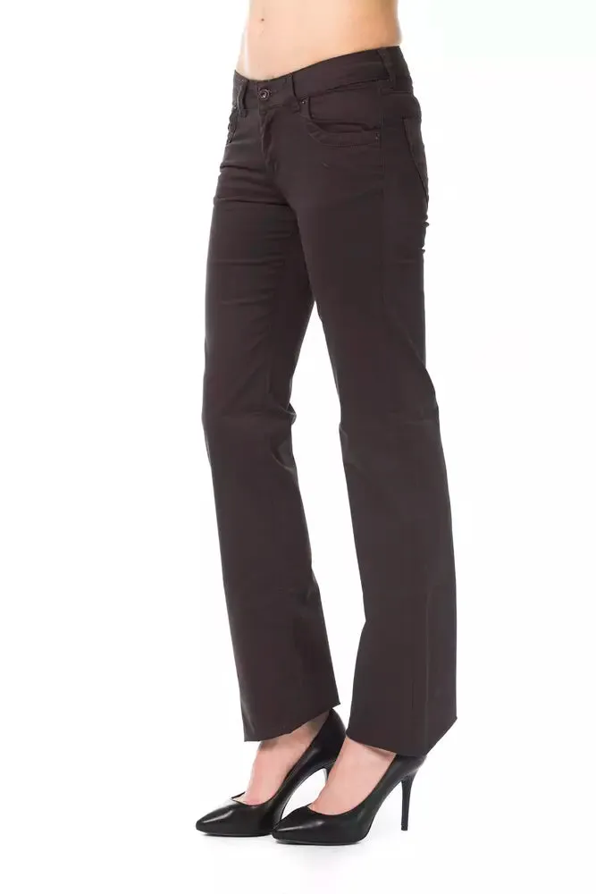 Ungaro Fever Brown Cotton Women Pants