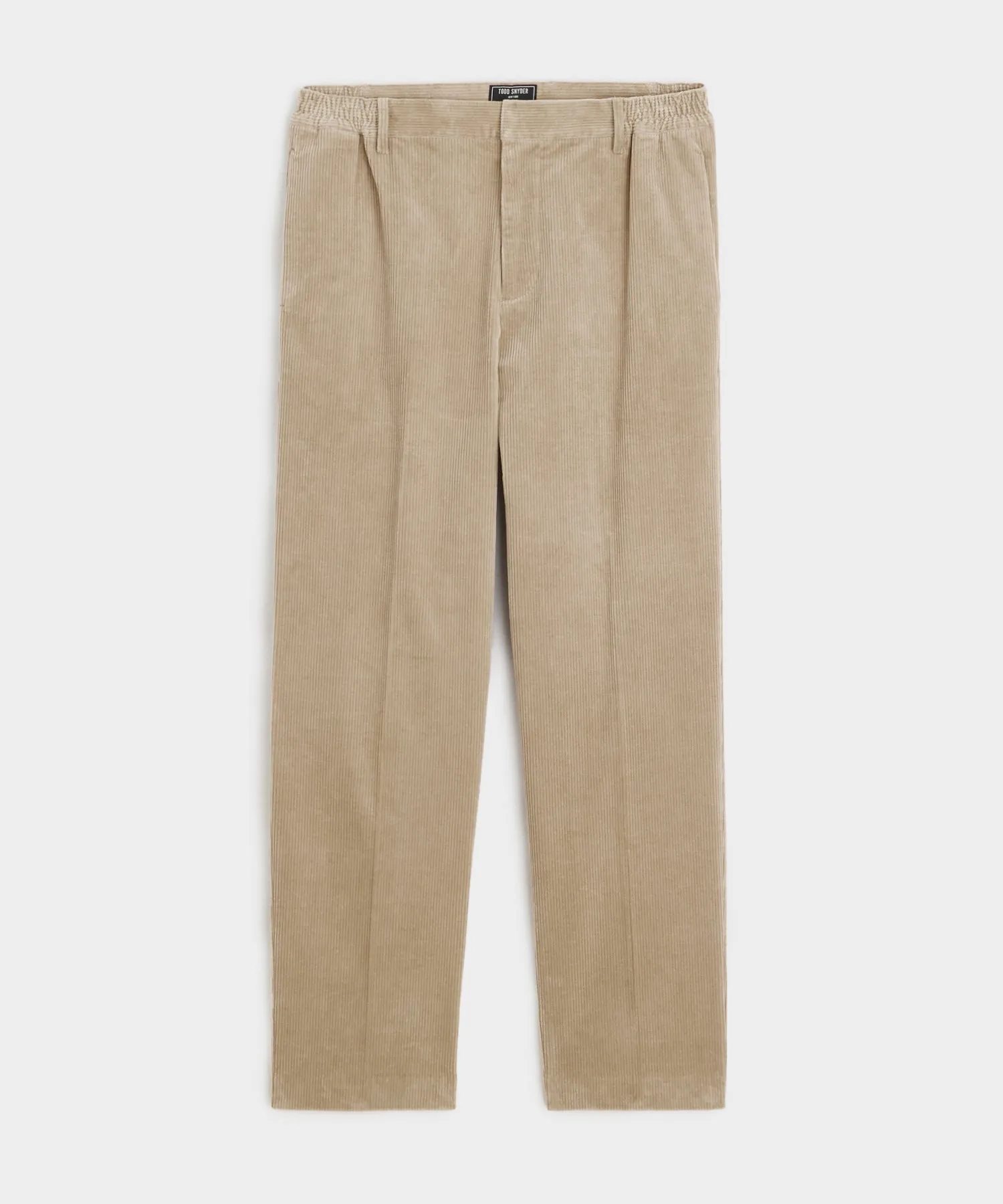 Wide Wale Corduroy Gramercy Trouser in Desert Beige