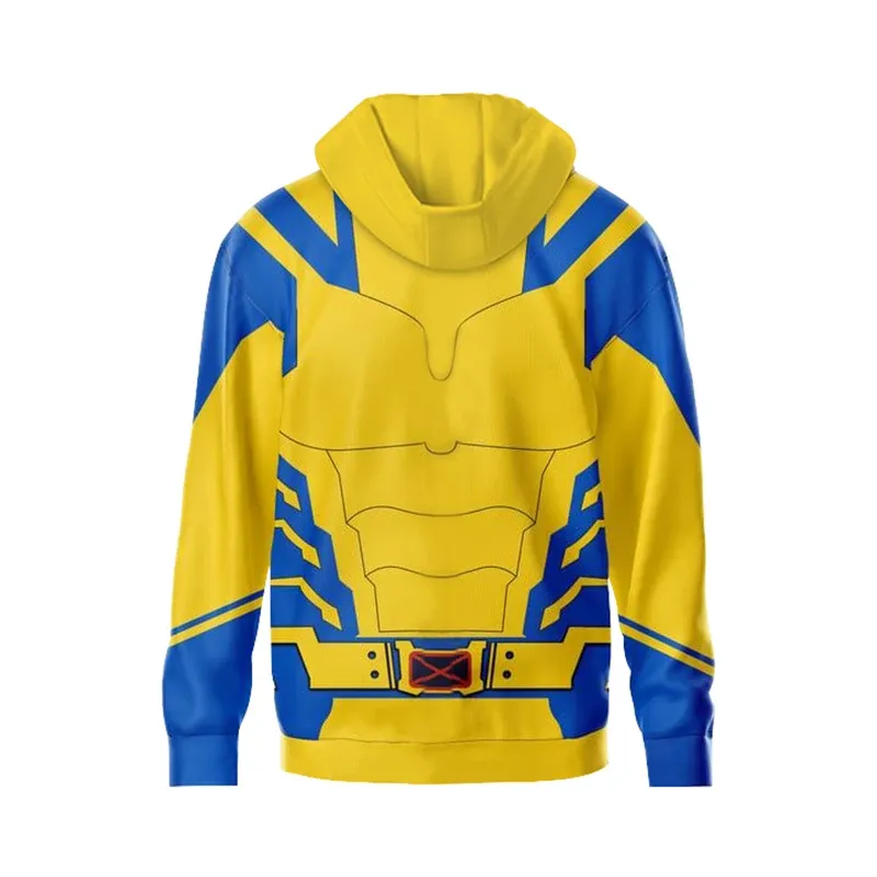 Wolverine And Deadpool Hoodies Pullover Or Zip Up